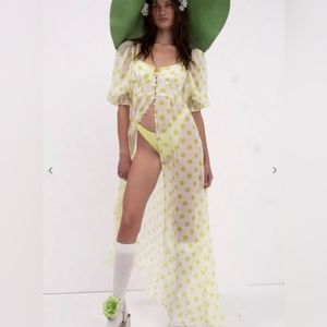 For Love and Lemons Megan Maxi Coverup